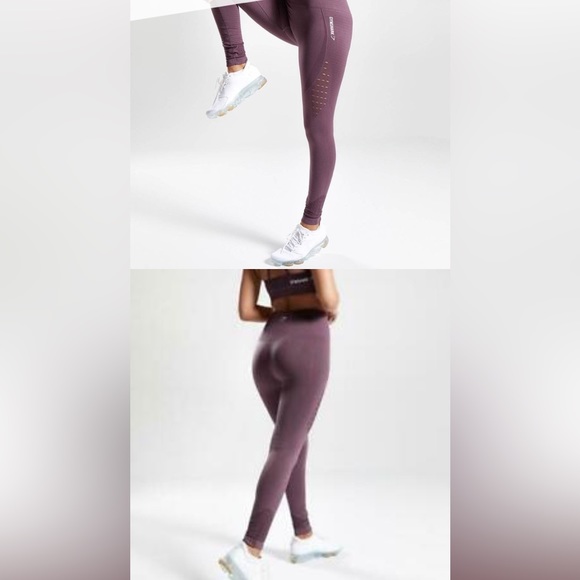 Gymshark Seamless Energy High Waisted Leggings - Purple Wash - Picture 3 of 3